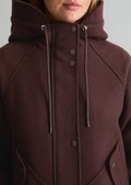 Regular-Fit Wool Parka made of a wool blend - brown | Wool coats