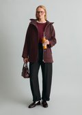 Regular-Fit Wool Parka made of a wool blend - brown | Wool coats