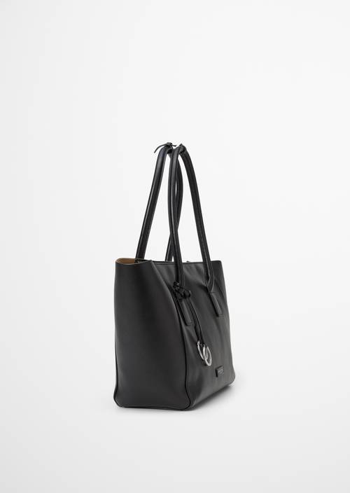 Shopper Model Gloria Black in Seitenansicht