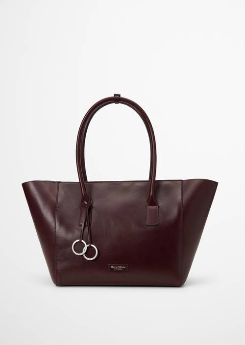 Gloria Shopper Bag Black Cherry in front view