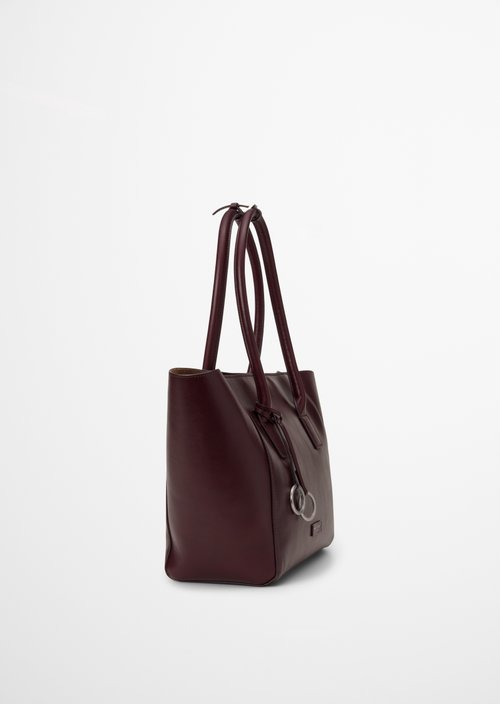 Gloria Shopper Bag — Black Cherry