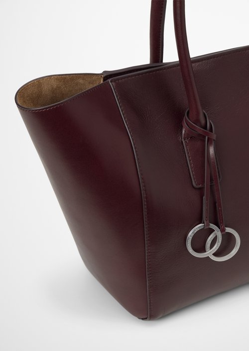Gloria Shopper Bag — Black Cherry