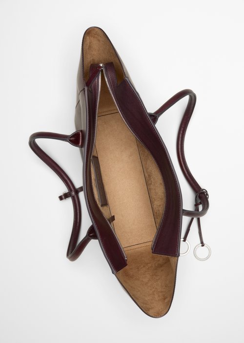 Gloria Shopper Bag — Black Cherry