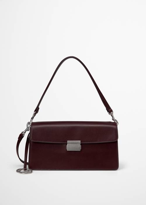 Umhängetasche Model Gerty Black Cherry in Frontalansicht