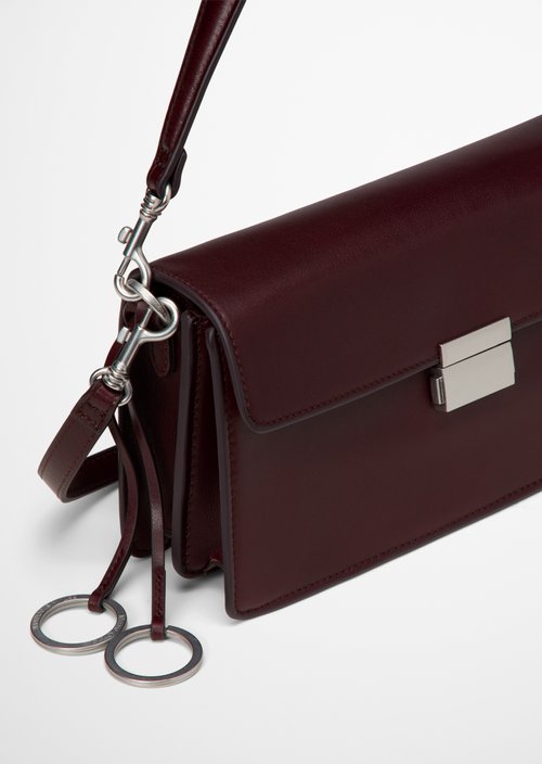 Gerty Shoulder Bag — Black Cherry