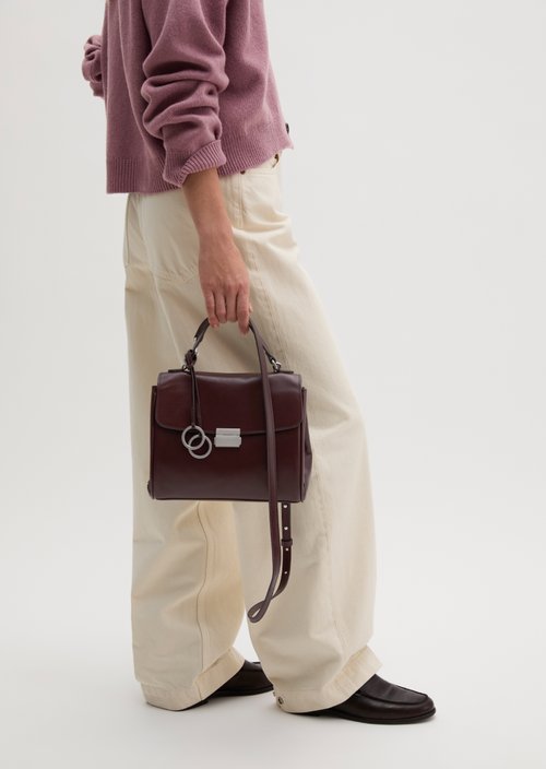 Greta Crossbody Bag — Black Cherry