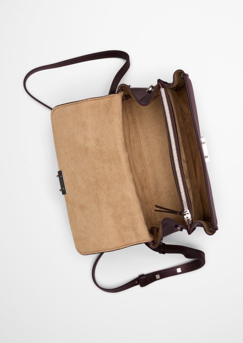 Greta Crossbody Bag — Black Cherry
