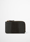 Florica Zipper Wallet made of fine cowhide leather - gray