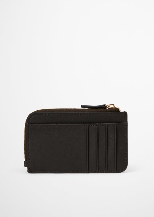 Florica Zipper Wallet — Burnt Coffee