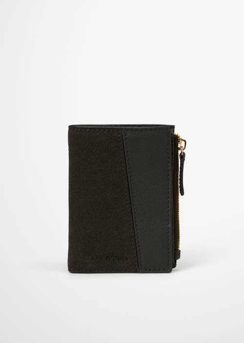 Franka Wallet Burnt Coffee in front view