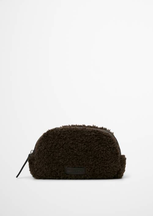 Pouch Model Cindy Burnt Coffee in Frontalansicht