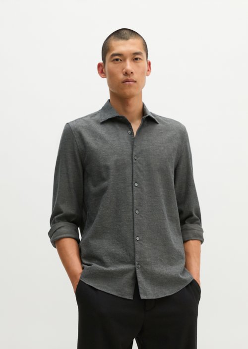 Flannel Shirt-Style — Dark Blue