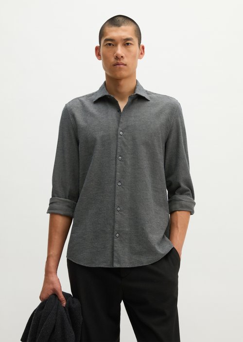 Flannel Shirt-Style — Dark Blue