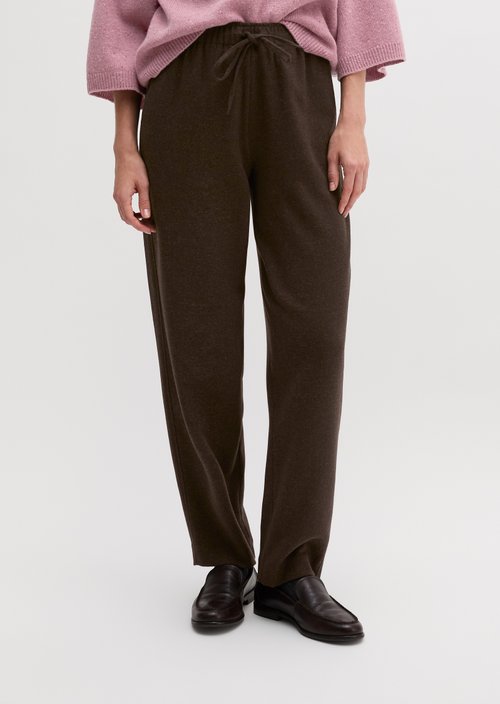 Regular-fit joggers — Stone Brown Melange