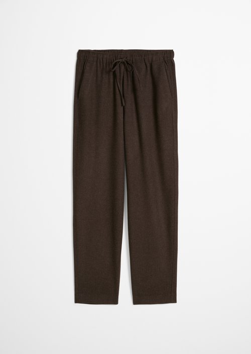 Regular-fit joggers — Stone Brown Melange