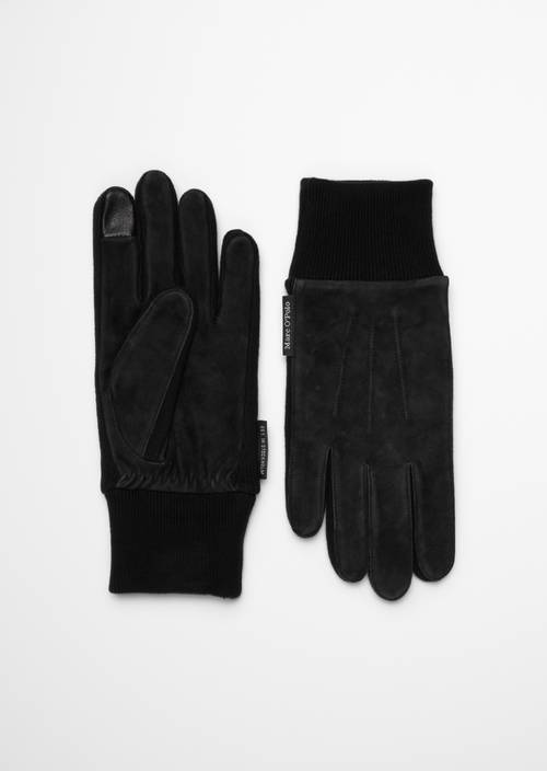 gants en cuir Black en vue de face