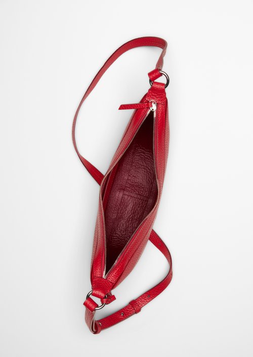 Bellina Crossbody Bag — Shiny Red