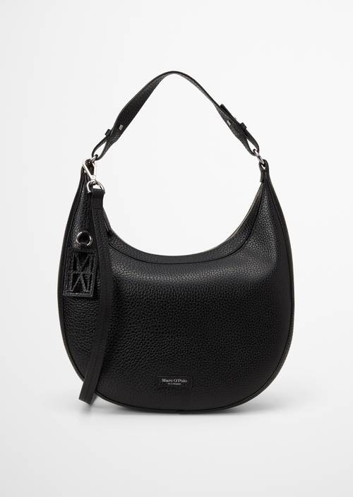 Schoudertas model Bellilo medium Black in vooraanzicht