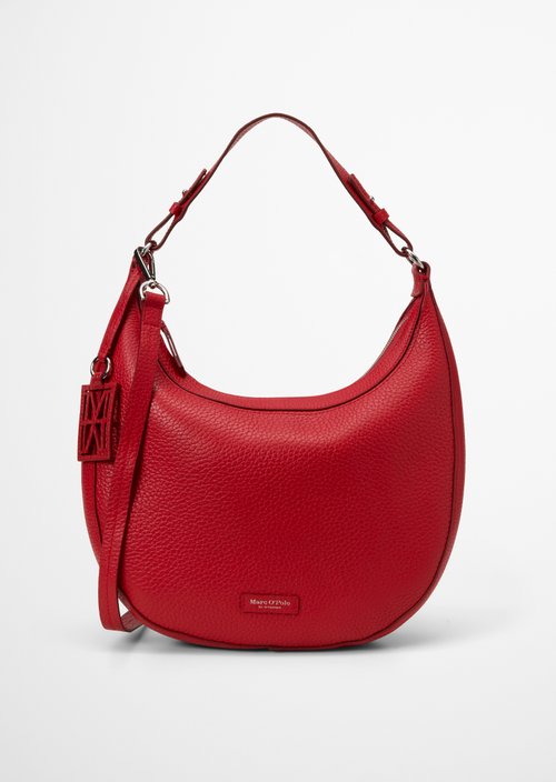 Bellilo Medium Shoulder Bag — Shiny Red