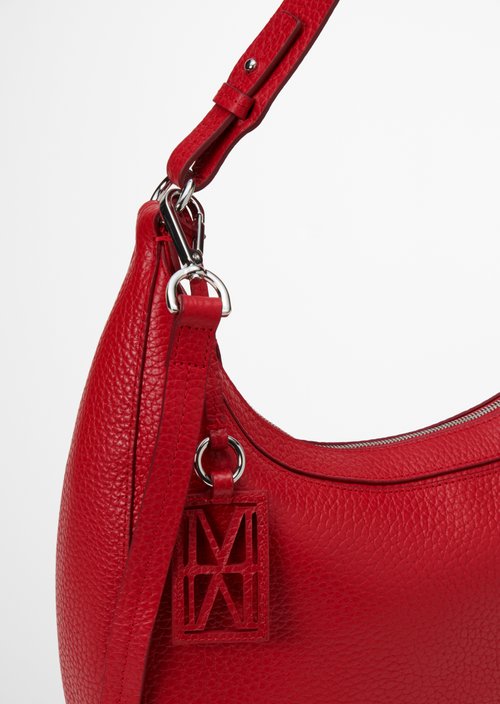 Bellilo Medium Shoulder Bag — Shiny Red