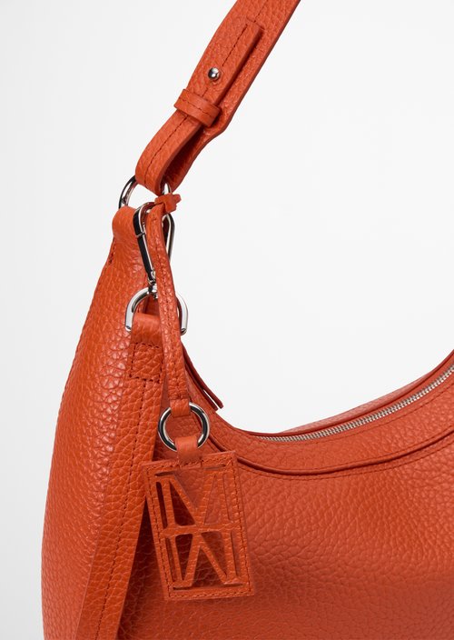 Bellilo Medium Shoulder Bag — Vivid Orange