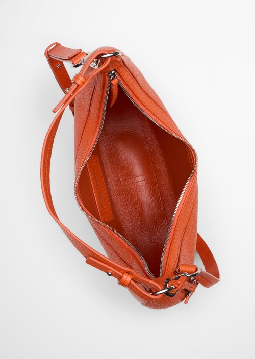 Bellilo Medium Shoulder Bag — Vivid Orange