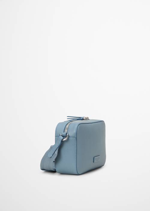Small Camera Bag Clear Blue in side view