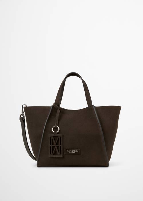 Biani Shoulder Bag Burnt Coffee in front view