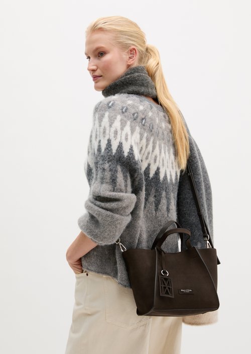 Biani Shoulder Bag — Burnt Coffee