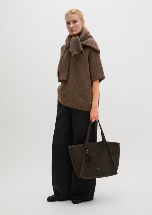 Biana Tote Bag — Burnt Coffee