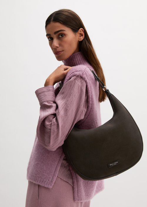 Bellilo Medium Shoulder Bag — Burnt Coffee