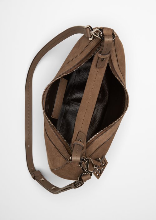 Bellilo Medium Shoulder Bag — Faded Brown