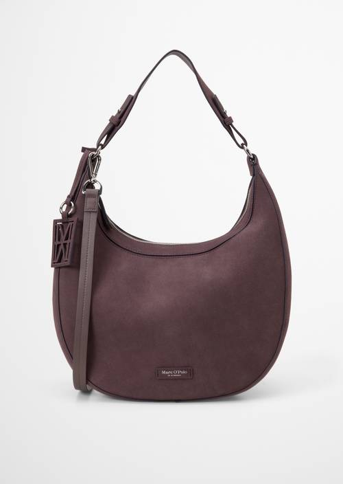 Bellilo Medium Shoulder Bag Light Plum in front view