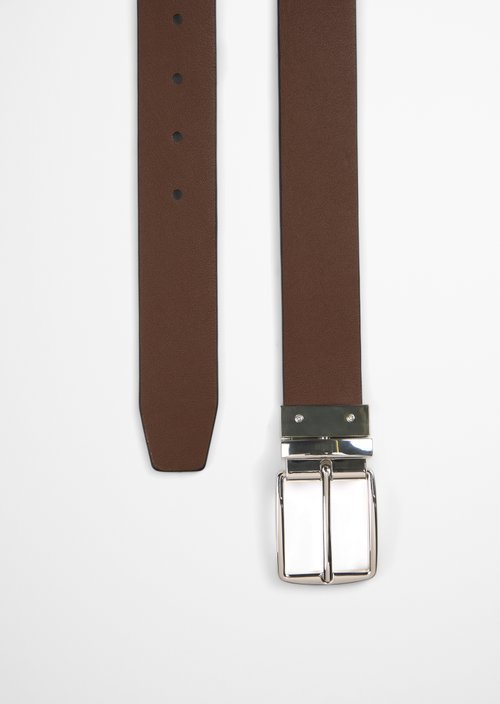2-in-1 Reversible Belt, Model Bodu — Black