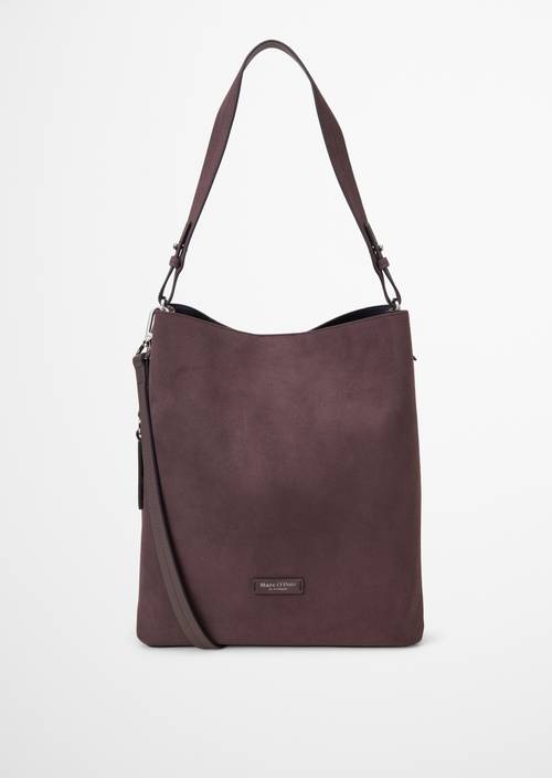 Brinja Medium Hobo Bag Light Plum in front view