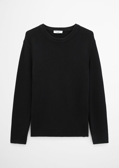Regular-fit sweater — Black