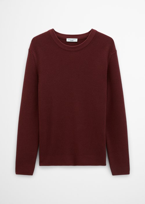Regular-fit sweater — Burgundy