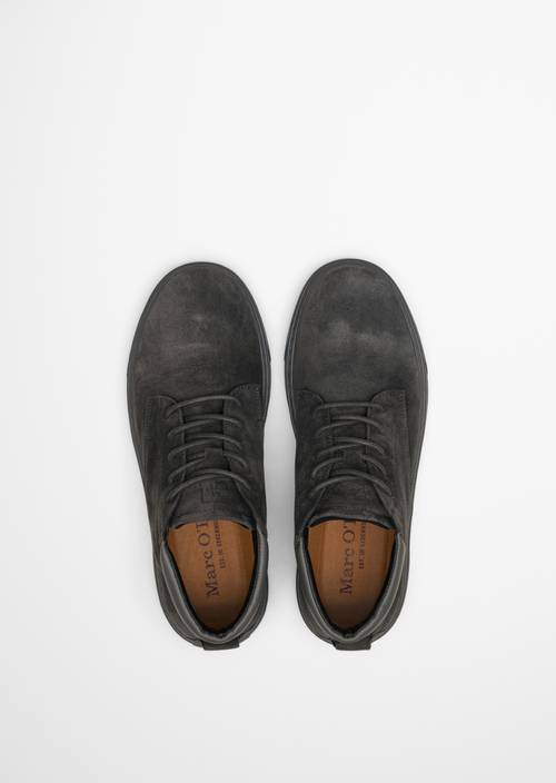 Chaussures à lacets, modèle Malte Dark Graphite en vue de dessus