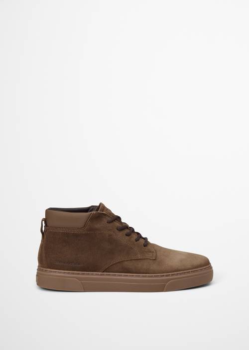 Schnürer Model Malte Dark Taupe Ansicht rechter Schuh von außen