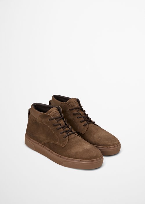 Malte Lace-Up Shoes — Dark Taupe