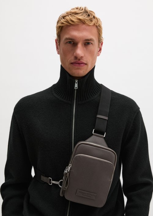 Fredrik Shoulder Bag — Dark Nickle