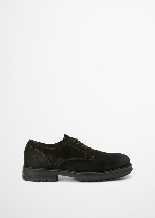 Lace-Up Shoes, Model Rony — Coffee Brown
