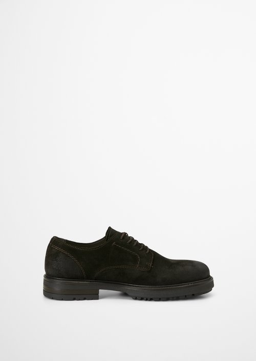 Lace-Up Shoes, Model Rony — Coffee Brown