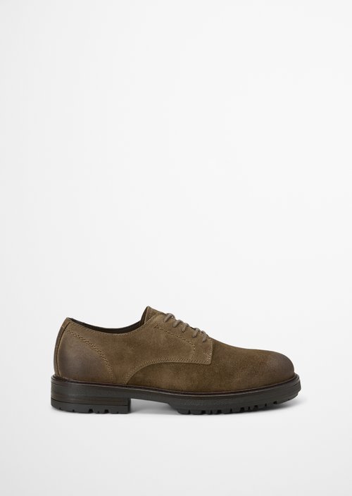 Lace-Up Shoes, Model Rony — Dark Taupe