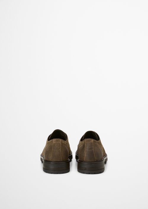 Lace-Up Shoes, Model Rony — Dark Taupe