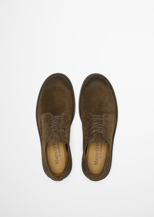 Lace-Up Shoes, Model Rony — Dark Taupe