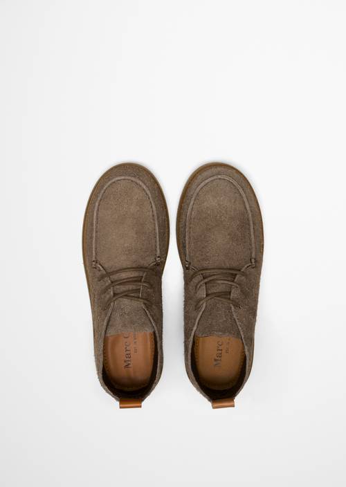 Bottines modèle Zen Dark Taupe en vue de dessus