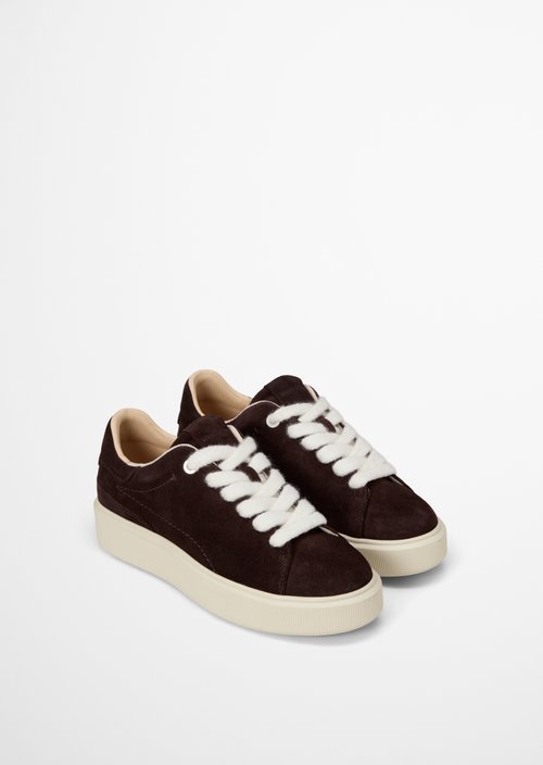 Cup-Sole Sneakers, Cora Model — Burnt Coffee