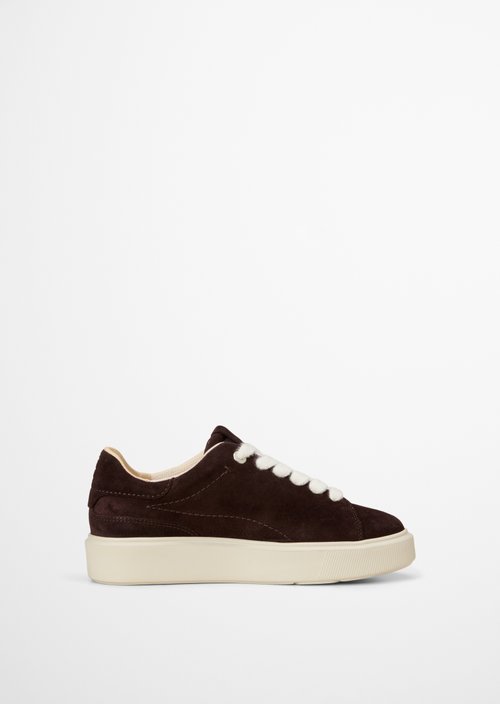 Cup-Sole Sneakers, Cora Model — Burnt Coffee