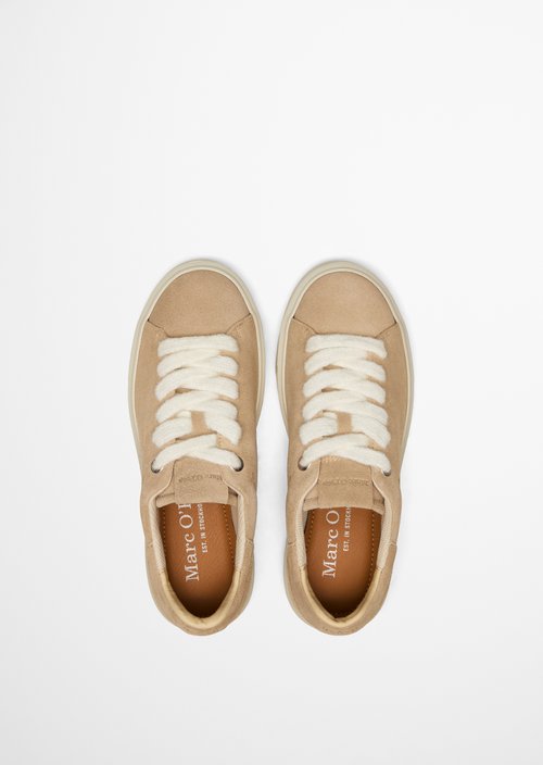 Cup-Sole Sneakers, Cora Model — Earthy Taupe